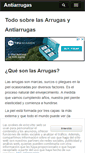 Mobile Screenshot of antiarrugas.com.es