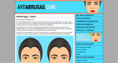 Desktop Screenshot of antiarrugas.com